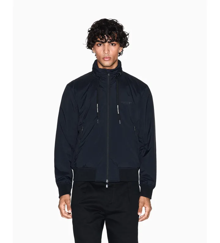 A|X Armani Exchange para hombre. XM001583AF19196UC001 Chaqueta Cortavientos negro (L), Casual, Poliamida