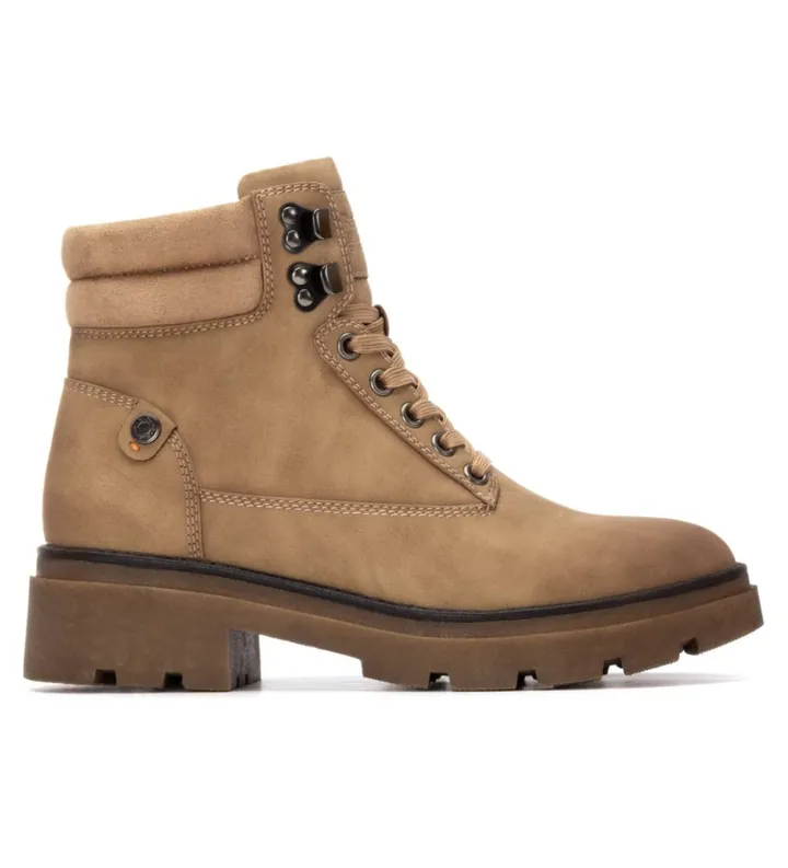Refresh para mujer. 17318703-BEIGE Botines 173187 marrón (36), Plano, 1 a 3cm, Cremallera, Casual, Outdoor