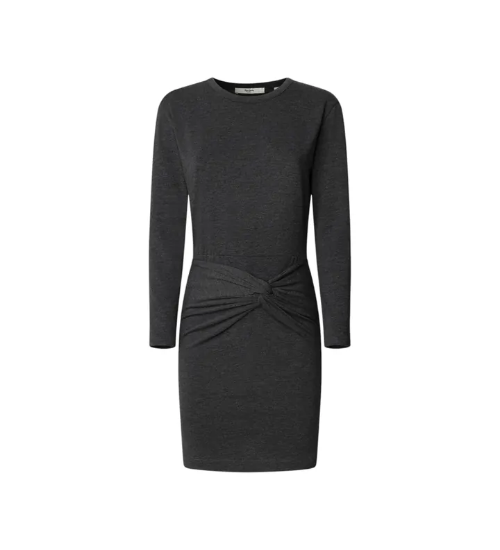 Pepe Jeans para mujer. PL9537725 Vestido Brais gris (L), Casual, Algodón, Manga larga