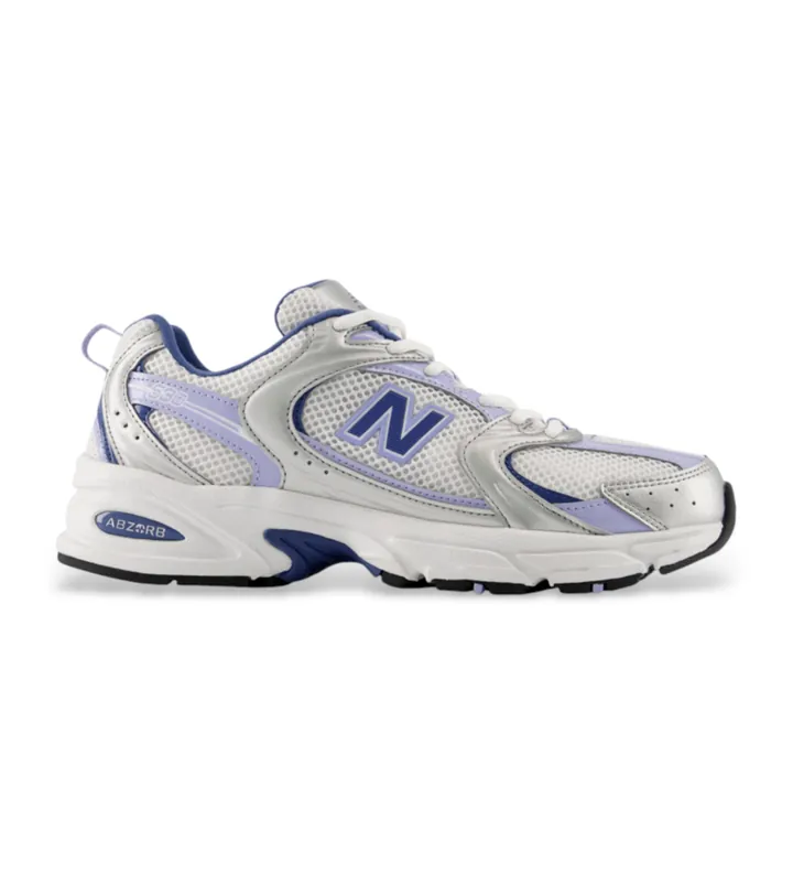 New Balance para mujer. U530V1_LI Zapatillas 530 gris, lila (37.5), Plano, Cordones, Casual