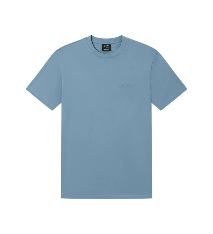 A|X Armani Exchange para hombre. XM001281AF10361U9302 Camiseta Diario azul (L), Casual, Algodón, Manga corta