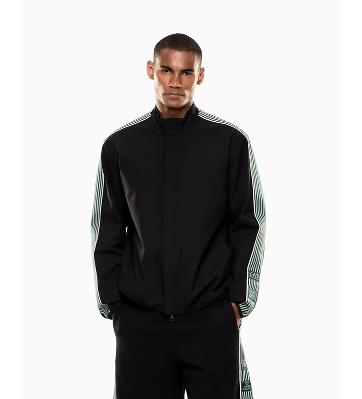 EA7 para hombre. 7M001485_AF21228 Chaqueta Logo Series M Negro (L), Casual, Poliéster