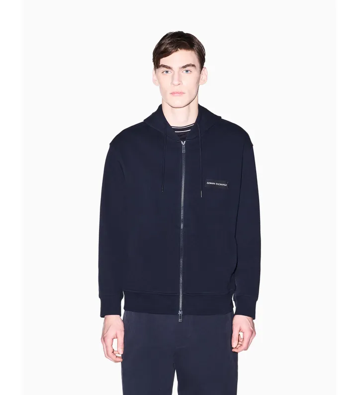 A|X Armani Exchange para hombre. XM002352AF21869UB101 Sudadera Casual marino (L), Algodón