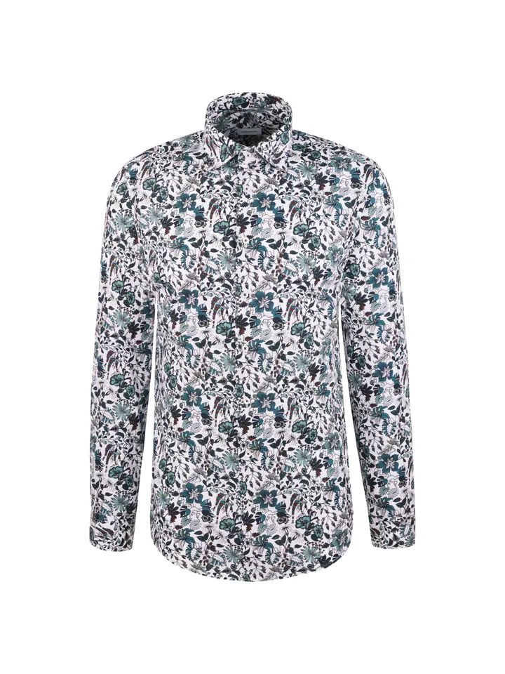 SEIDENSTICKER Camisa 'SMART ESSENTIALS'  azul / blanco