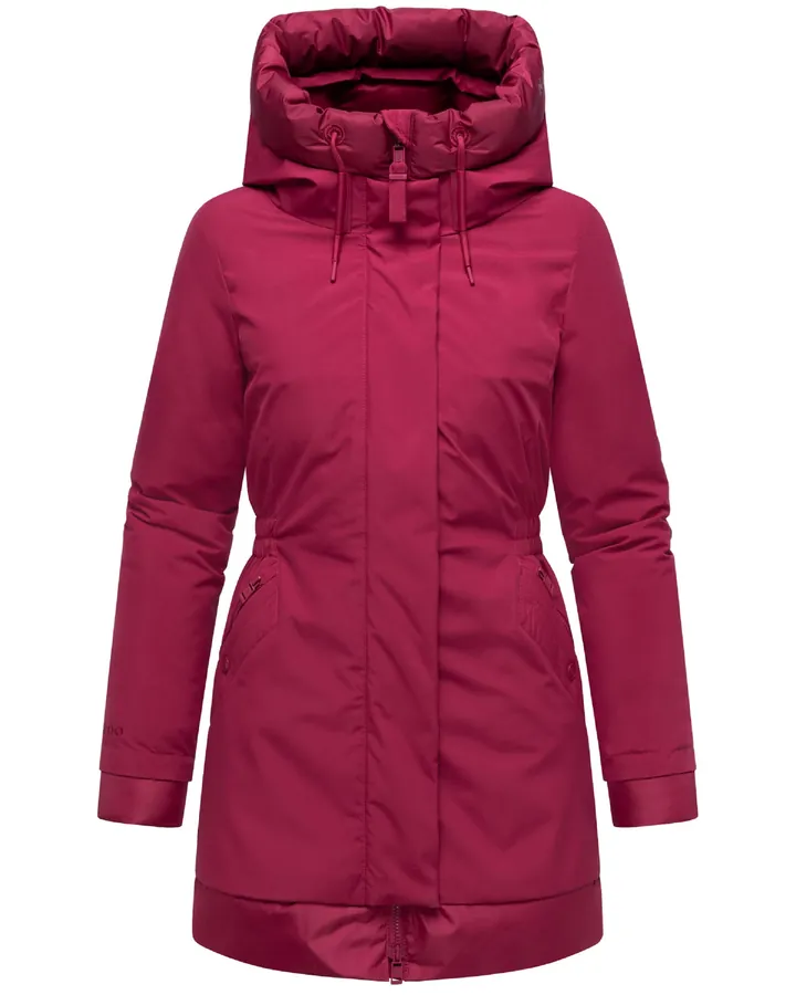NAVAHOO Abrigo de invierno 'Winterprinzessin 14' granadina