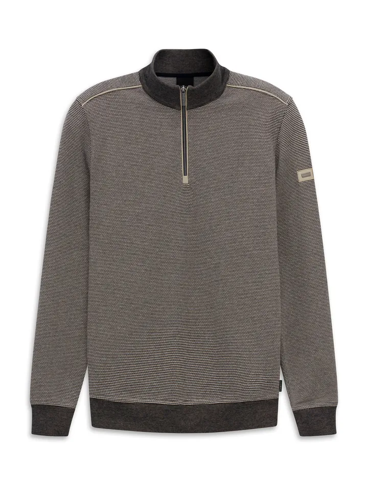 bugatti Sudadera azul oscuro / blanco