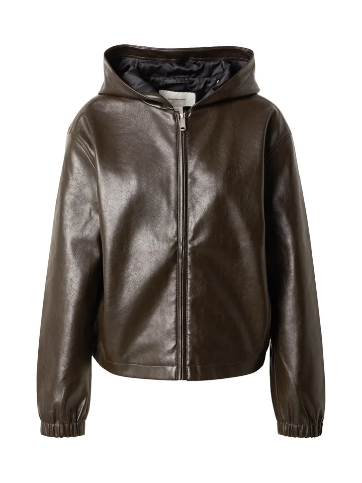 Calvin Klein Jeans Chaqueta de entretiempo marrón oscuro