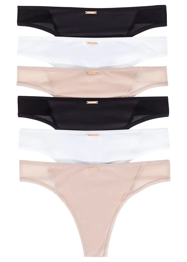 Tanga de microfibra de la serie Feel Comfort (6 unidades)
