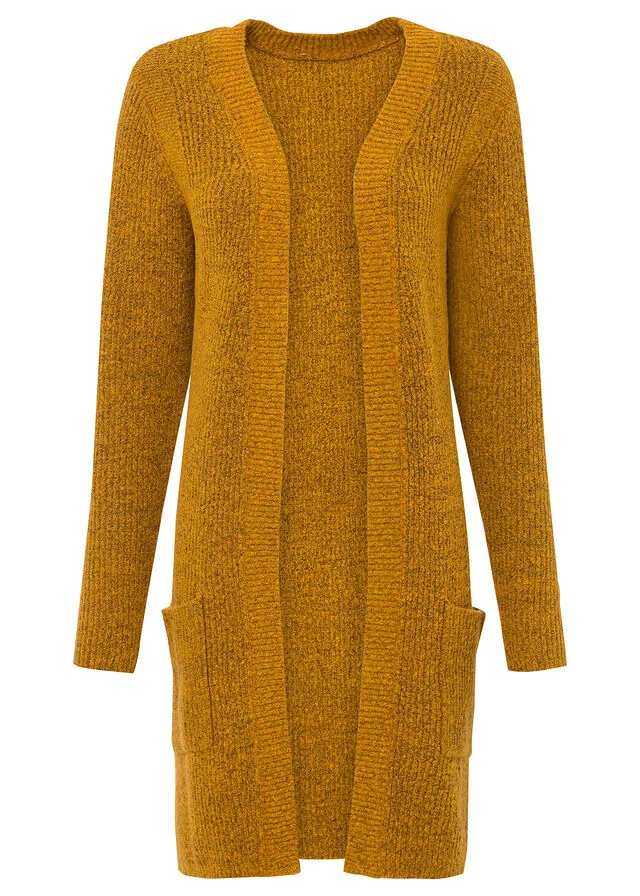 Chaqueta de punto larga
