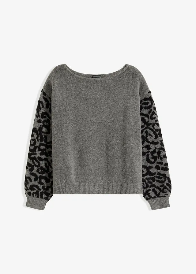 Jersey con estampado de leopardo