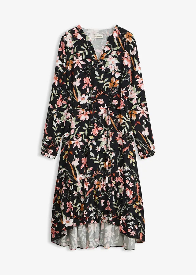 Vestido midi de viscosa