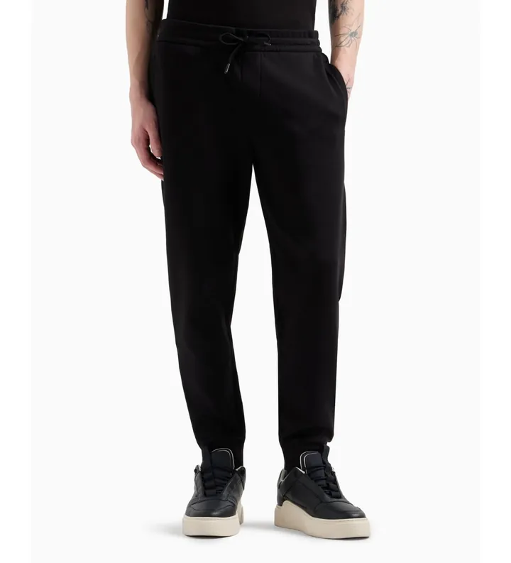 A|X Armani Exchange para hombre. XM000373AF10818UC001 Pantalón Jogger Logo Back negro (S), Casual, Deportivo, Algodón, Running, Sportswear,
