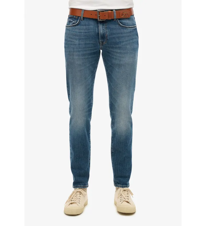 Superdry para hombre. M7010888A Jeans Vintage Slim azul (30/32), Casual, Algodón, Denim
