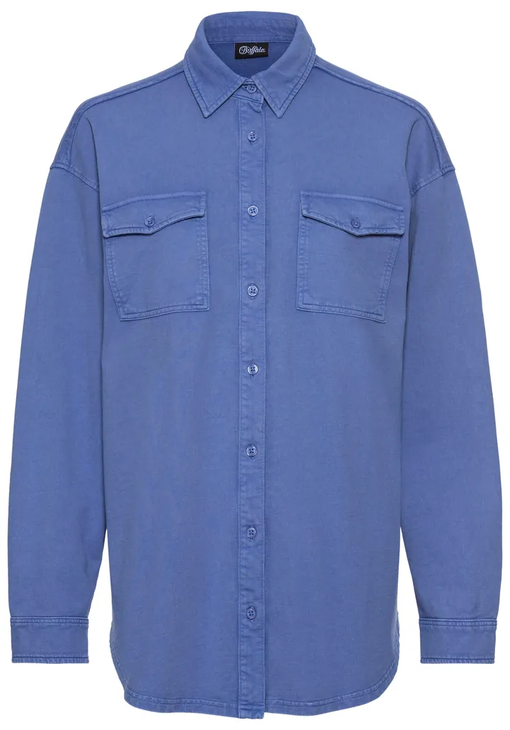 BUFFALO Blusa  azul denim