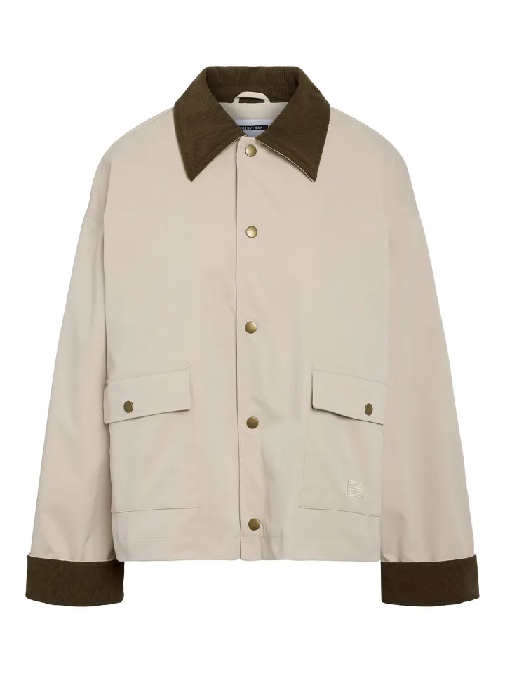 Noisy may Chaqueta de entretiempo 'NMNORA'  color barro / gris claro