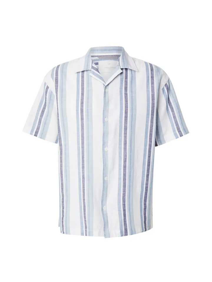 JACK & JONES Camisa 'JPRCCSummer'  zafiro / azul claro / blanco