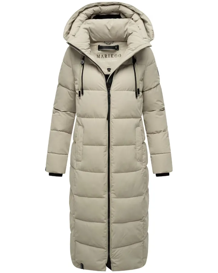 MARIKOO Abrigo de invierno 'Nadeshikoo XVI' gris