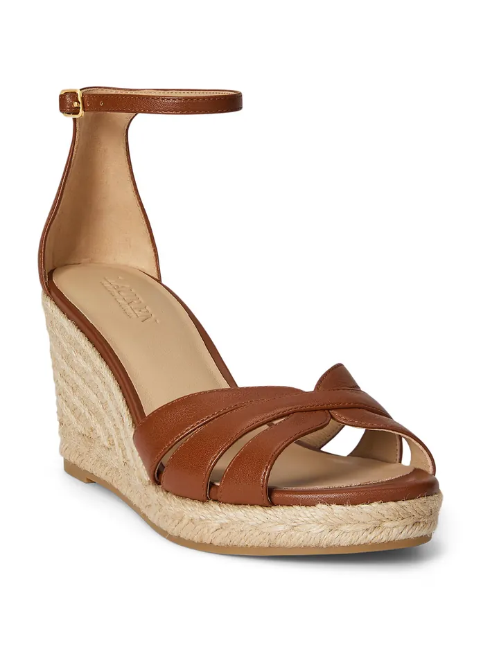 Lauren Ralph Lauren Sandalias 'NELLIE' marrón