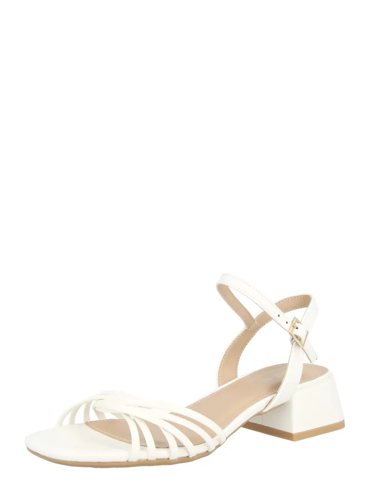 ABOUT YOU Sandalias con hebilla 'Samia' blanco