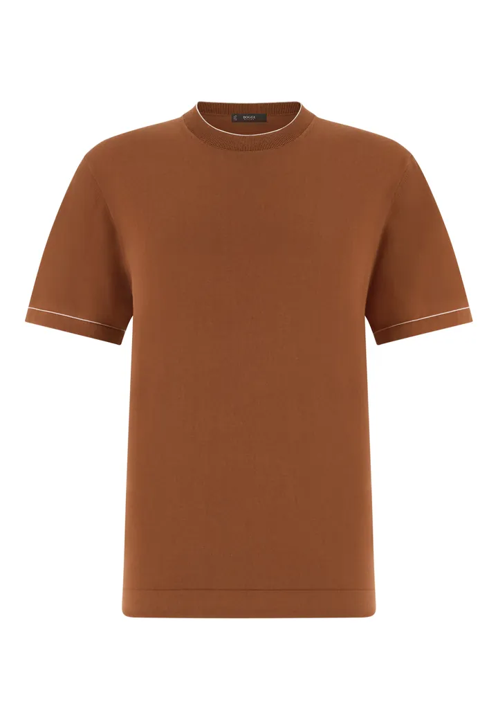 Boggi Milano Jersey naranja oscuro