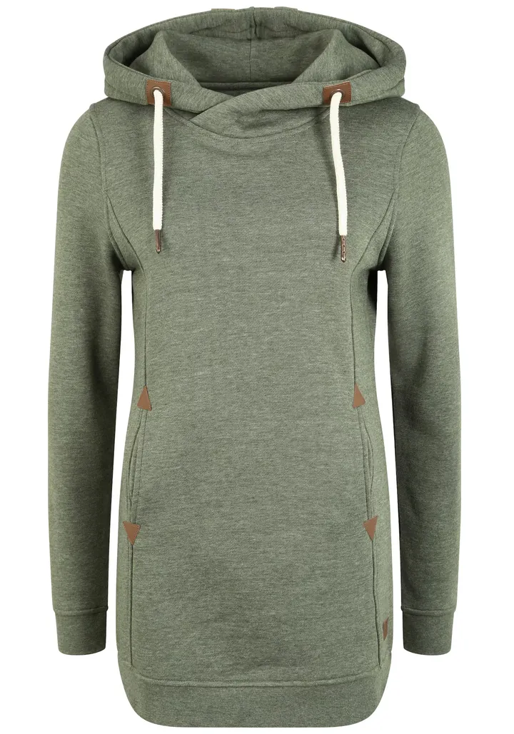 Oxmo Sudadera 'Vicky'  marrón / verde moteado
