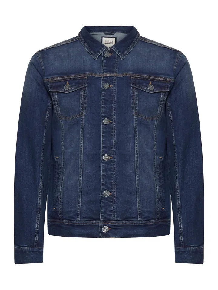 BLEND Chaqueta de entretiempo azul denim / azul oscuro