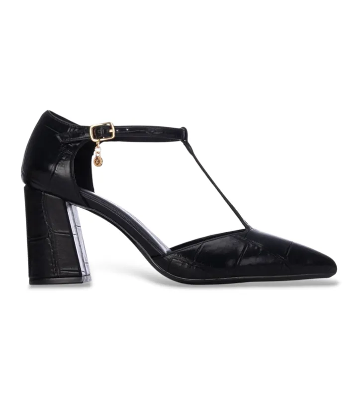 Xti para mujer. 14644202-NEGRO Zapatos 146442 negro (36), 5 a 8cm, Hebilla, Casual, Clásico