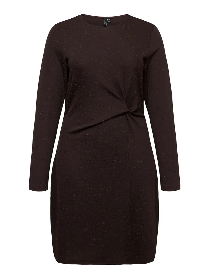 Vero Moda Curve Vestido 'VMCKANVA' marrón