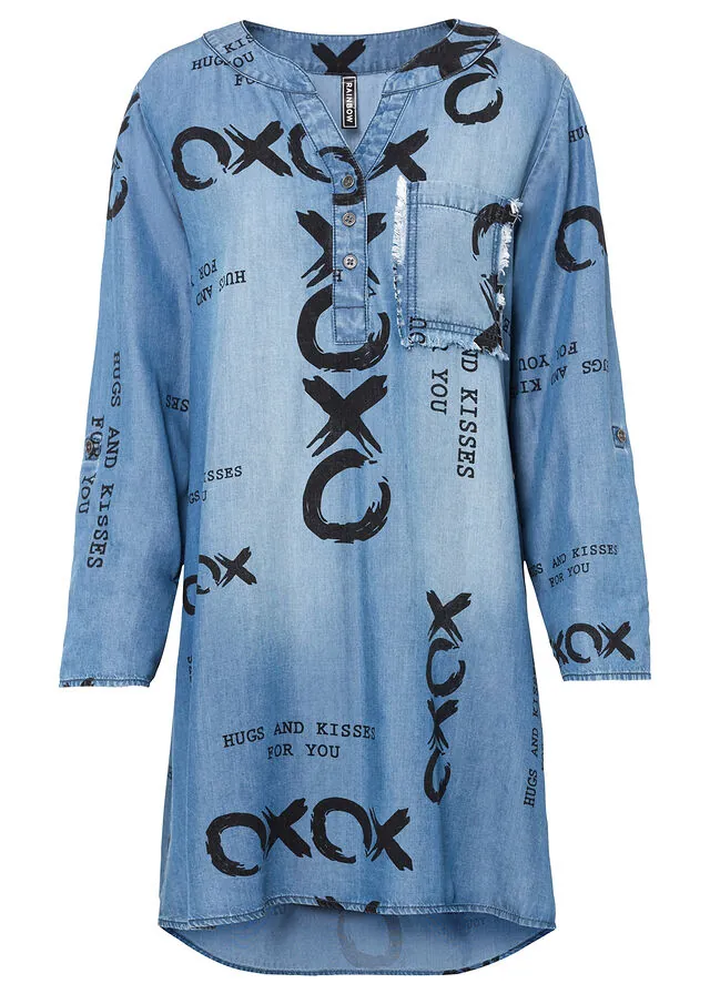 Vestido de lyocell fluido