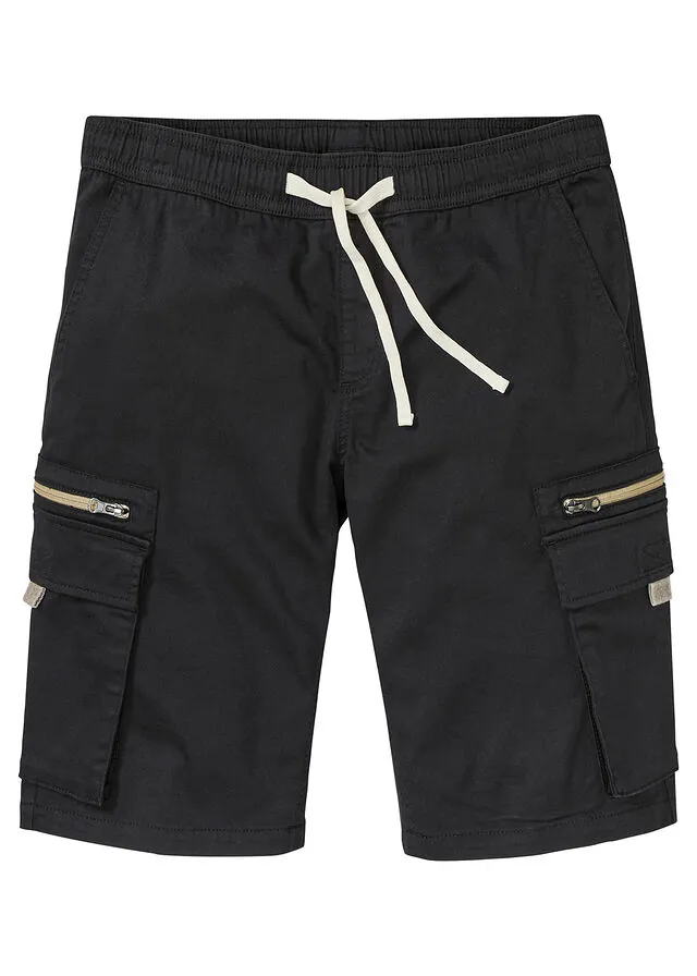 Bermudas elásticas sin cierre, regular fit