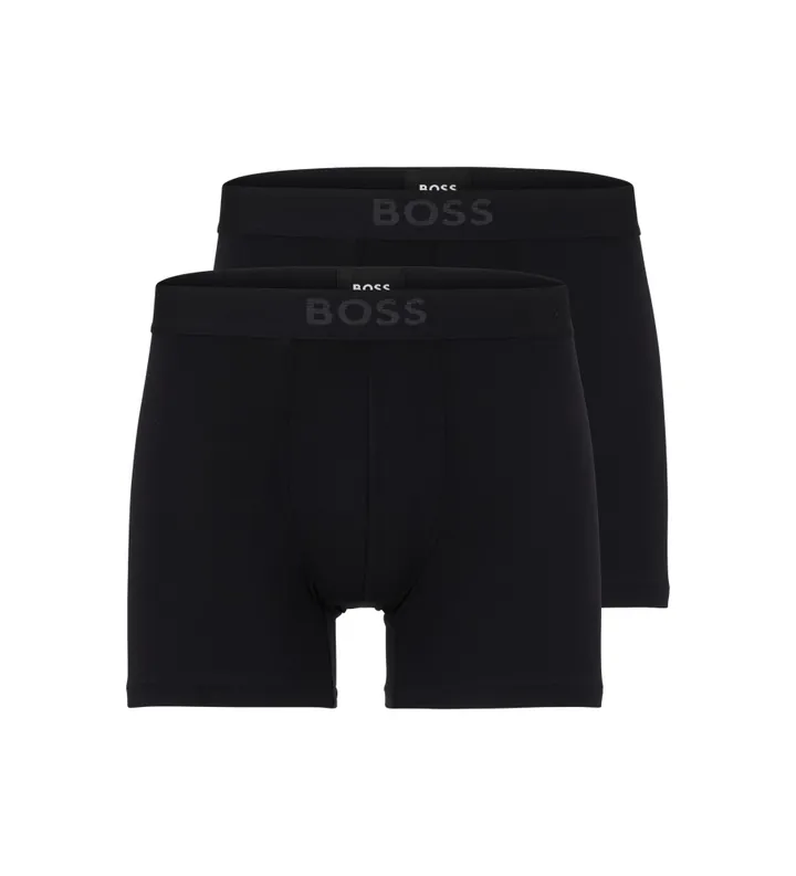 BOSS para hombre. 50475677 Pack 2 Bóxer UltraSoft negro (L), Homewear, Modal