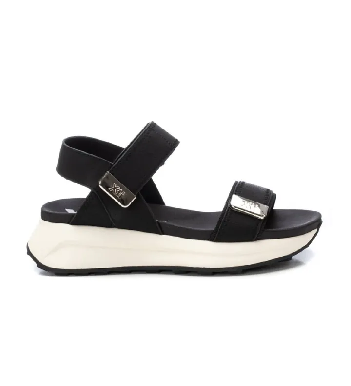 Xti para mujer. 14387401-NEGRO Sandalias 143874 negro (36), 3 a 5cm, Velcro, Casual