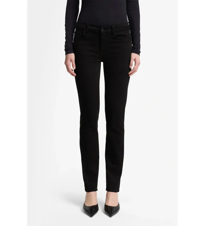 7 For All Mankind para mujer. 7U012C43ACK Jeans Roxanne negro (25), Casual, Algodón