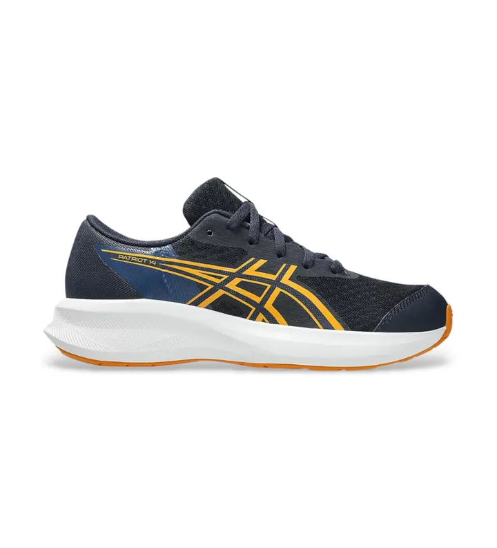 Asics para mujer/niña. 1014A392 Zapatillas Patriot 14 marino (35.5), Plano, Cordones, Casual, Deportivo, Running, Multideporte, moda infanti