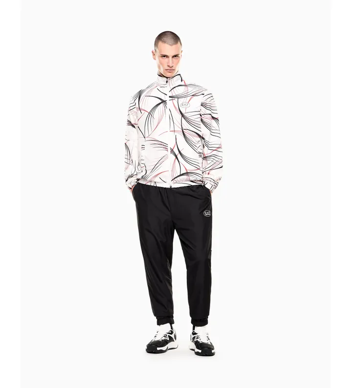 EA7 para hombre. 7M001534_AF12948 Chándal Tennis Pro blanco (3XL), Casual, Poliéster, Manga larga