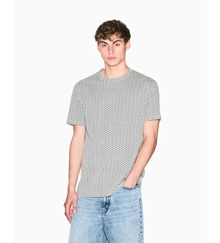 A|X Armani Exchange para hombre. XM001798AF10356F0143 Camiseta Casual Premium blanco (L), Algodón, Manga corta