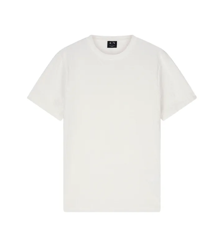 A|X Armani Exchange para hombre. XM002821AF10337U0009 Camiseta Slim-fit blanco (M), Casual, Algodón, Manga corta