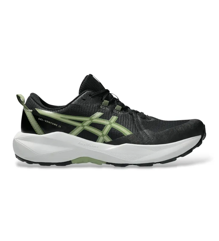 Asics para hombre. 1011C160 Zapatillas Gel Venture 11 negro (40.5), Plano, Cordones, Casual, Deportivo, Outdoor, Running