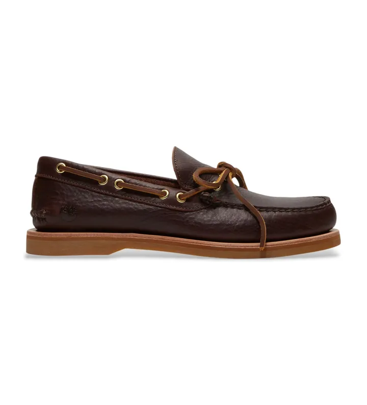 Timberland para hombre. TB0A5SPEW011 Náuticos Crafted marrón (45 W), Piel, Plano, Cordones, Casual