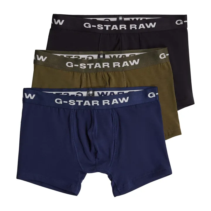 G-STAR Calzoncillo boxer  azul oscuro / oliva / negro / blanco
