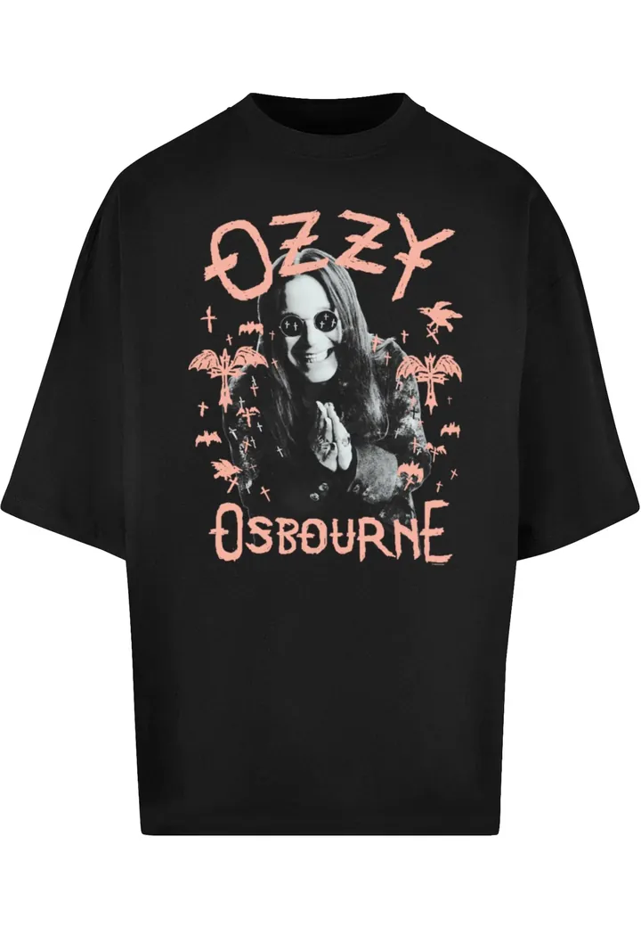 Merchcode Camiseta 'Ozzy Osbourne' mezcla de colores / negro