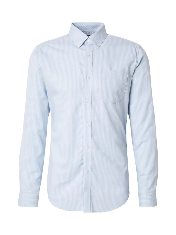 Dockers Camisa azul claro / blanco