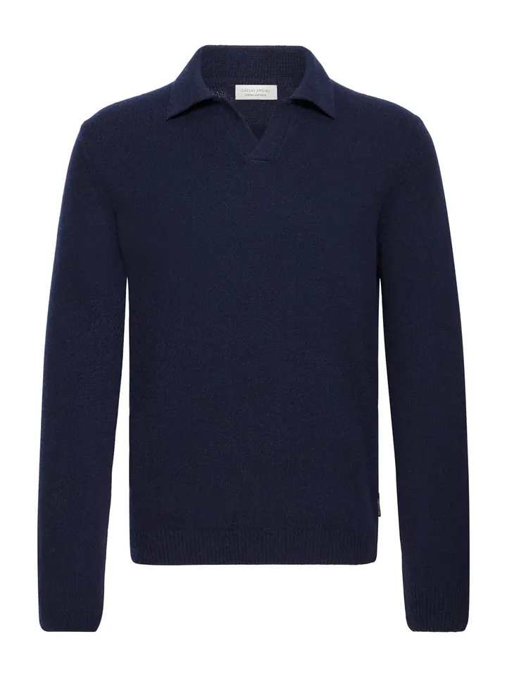 Casual Friday Jersey 'CFKarl'  azul oscuro