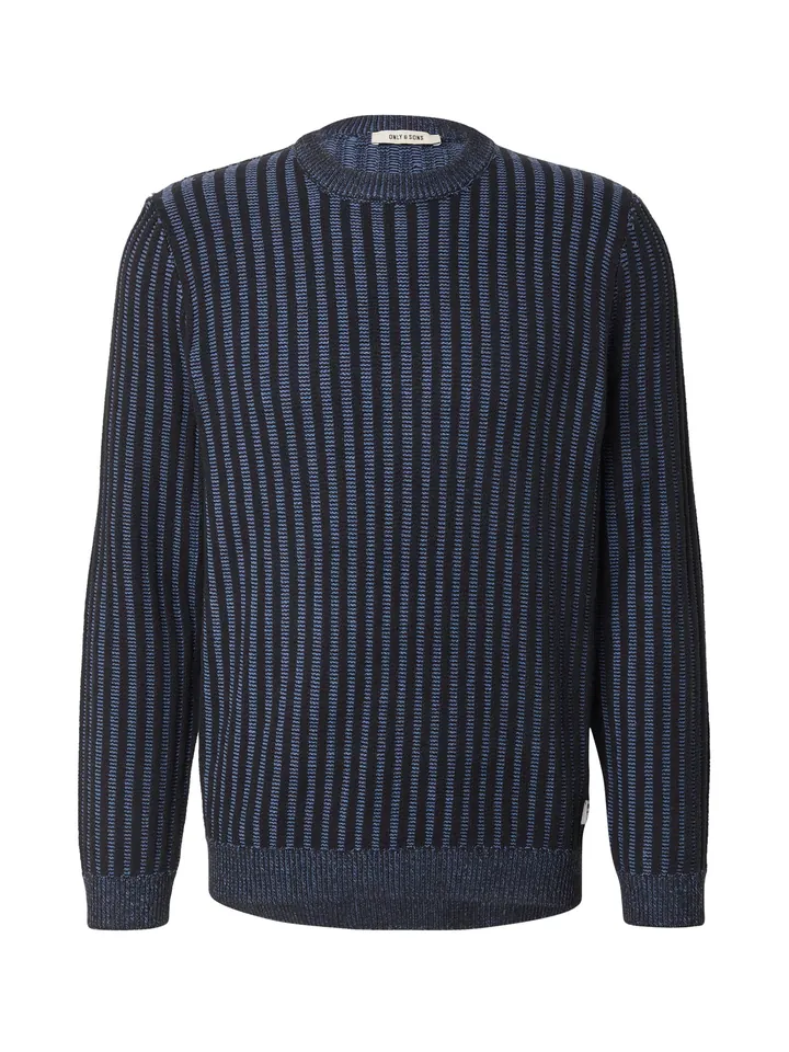 Only & Sons Jersey 'ONSBRANT'  azul oscuro / negro