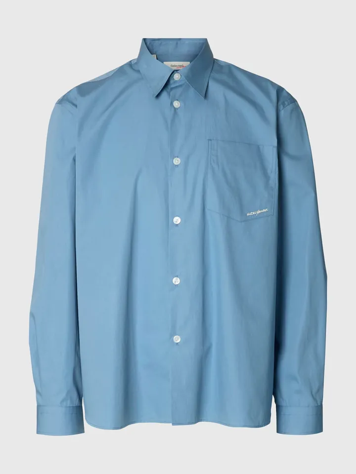 SELECTED Camisa azul cielo