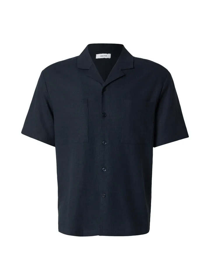 DAN FOX APPAREL Camisa 'Leonard'  navy