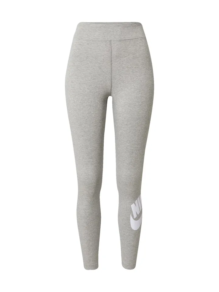 Nike Sportswear Leggings 'Essential' gris moteado / blanco