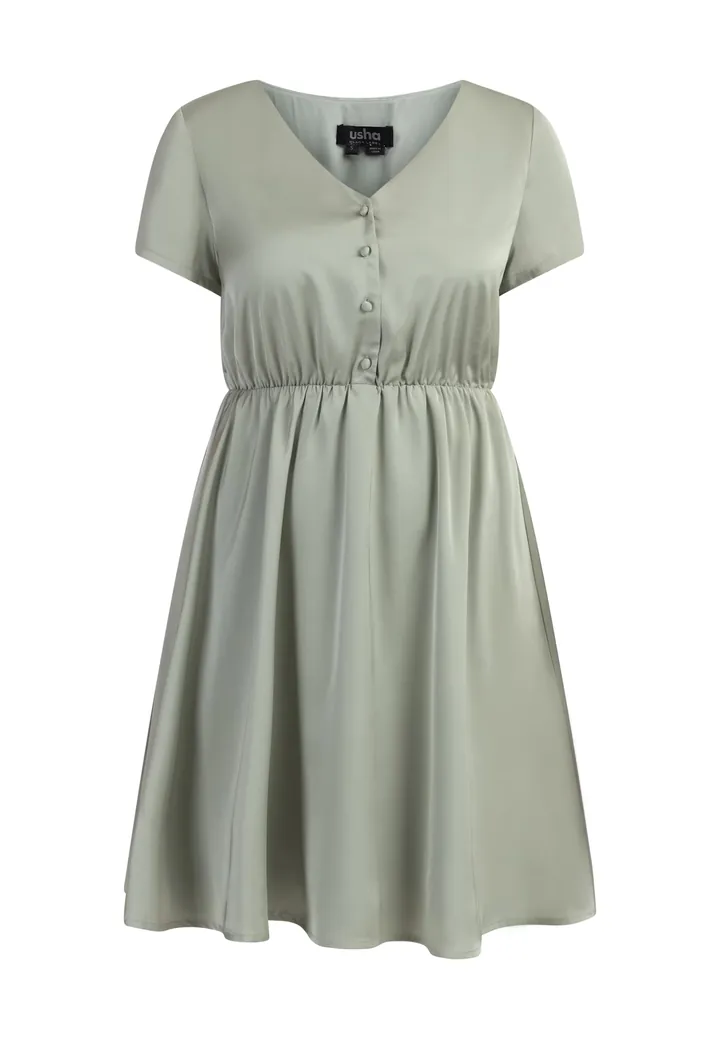 usha BLACK LABEL Vestido  oliva
