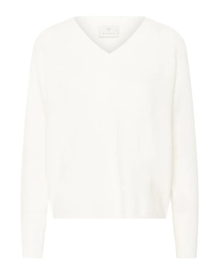 Kaffe Jersey 'KANiel' blanco natural