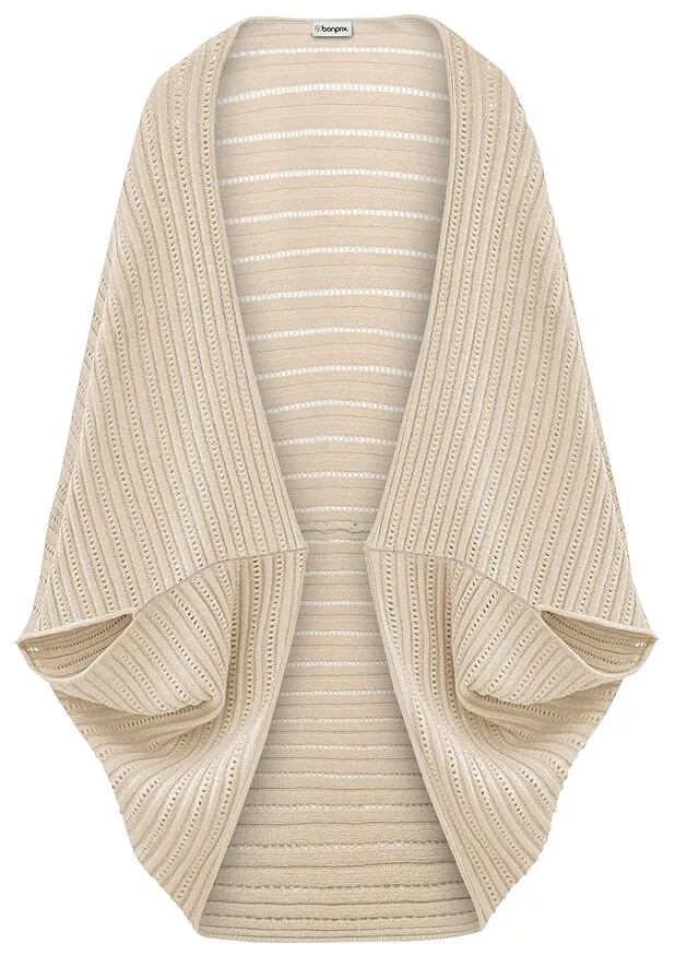 Poncho de punto fino